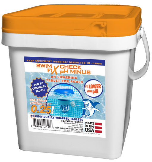 Swim Check Fix™ pH Minus - 10 Tab Bucket