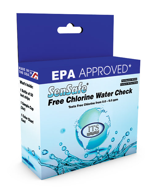 Comprobación de agua con cloro libre SenSafe