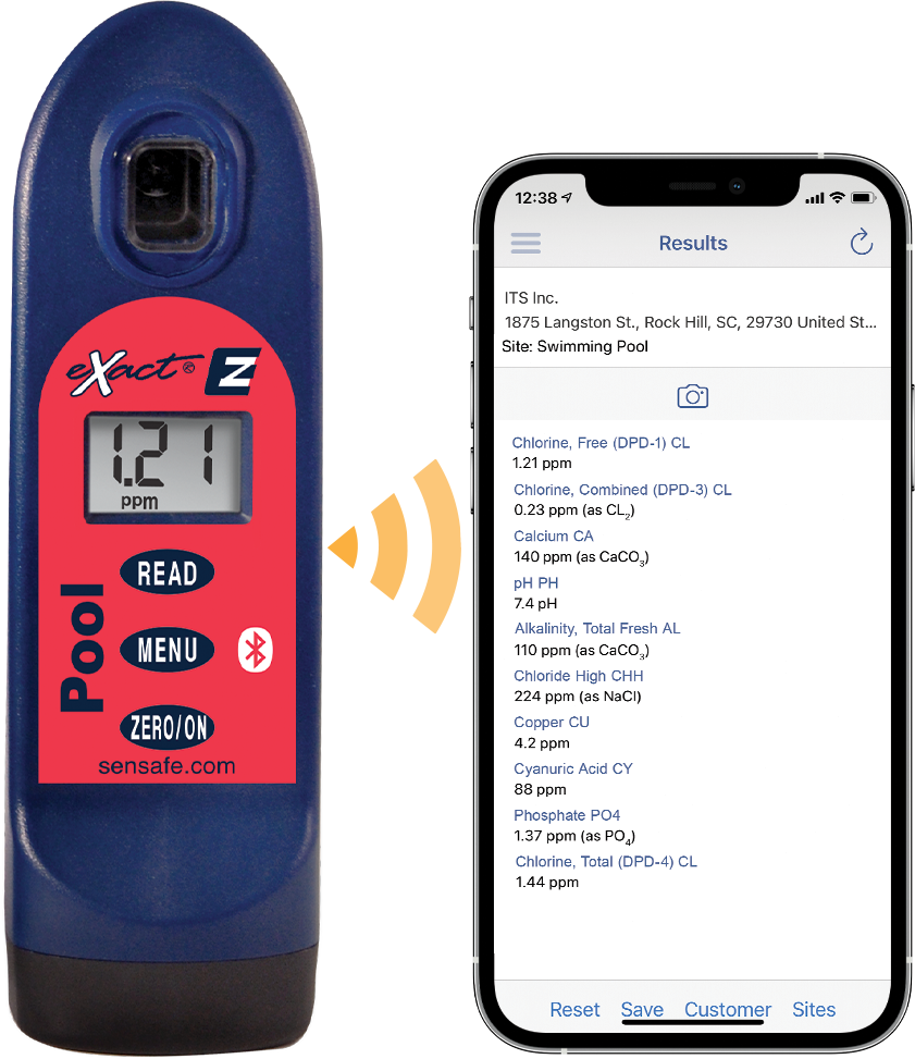 Pool eXact® EZ Photometer with Bluetooth®