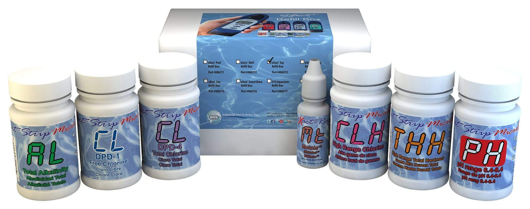 ITS Europe eXact® Tap Water Reagent Refill Box