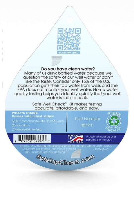 Kit de prueba de agua de pozo para el hogar de ITS Europe Safe Well Check