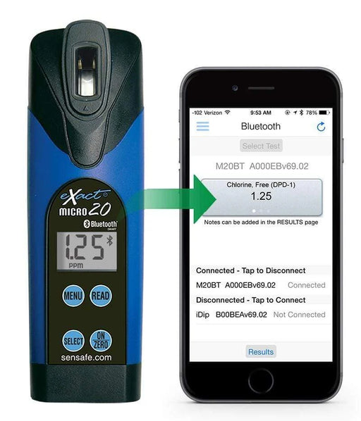 eXact® Micro 20 avec photomètre Bluetooth