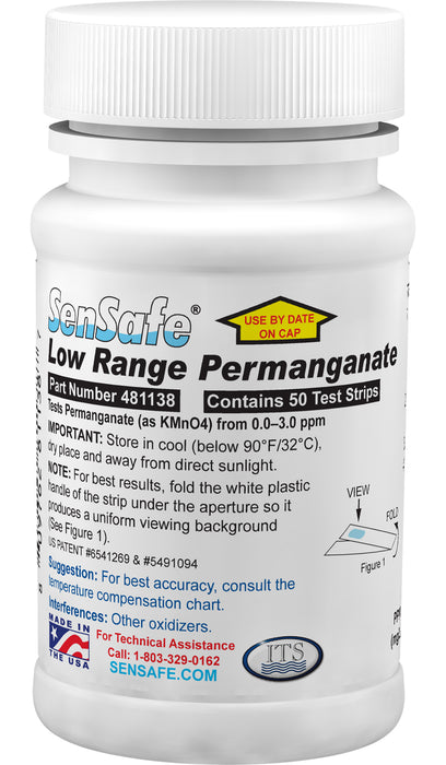 SenSafe® Low Range Permanganate Check (Bottle of 50 tests)