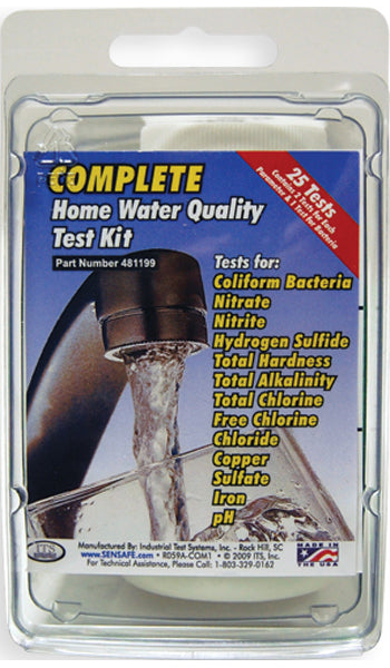 Trousse complète d'analyse de la qualité de l'eau à domicile ITS