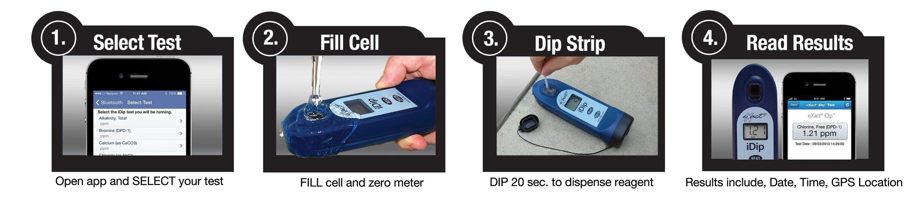 ITS Europe eXact iDip® Tap Water Professional Kit de test pour l'eau du robinet