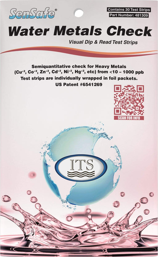 ITS Europe SenSafe® Water Metals Check (contrôle des métaux dans l'eau)