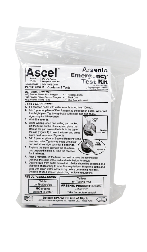 Ascel® Arsenic Emergency Response Test Kit