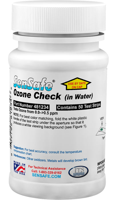 SenSafe® Ozone Check 0.0-0.5ppm (Bottle of 50 tests)