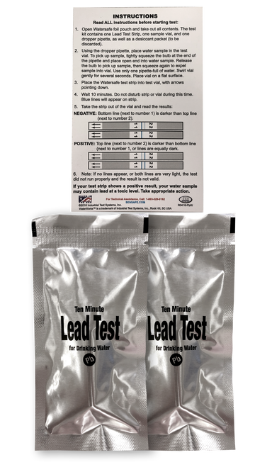 Quick™ Lead Water Test (2 Tests)